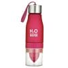 Gourde H2O avec infusion (Rouge 650 ml)