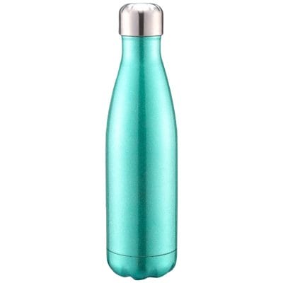 Gourde inox isotherme sans BPA réutilisable (Bleu-vert 500 ml)